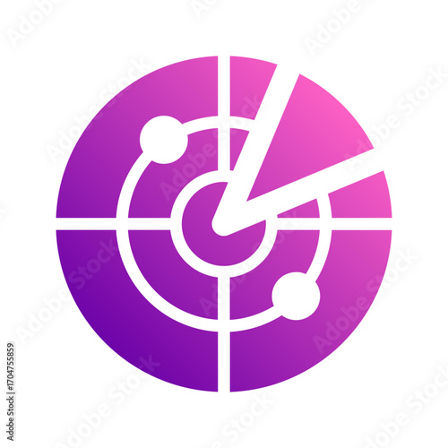 radar gradient icon