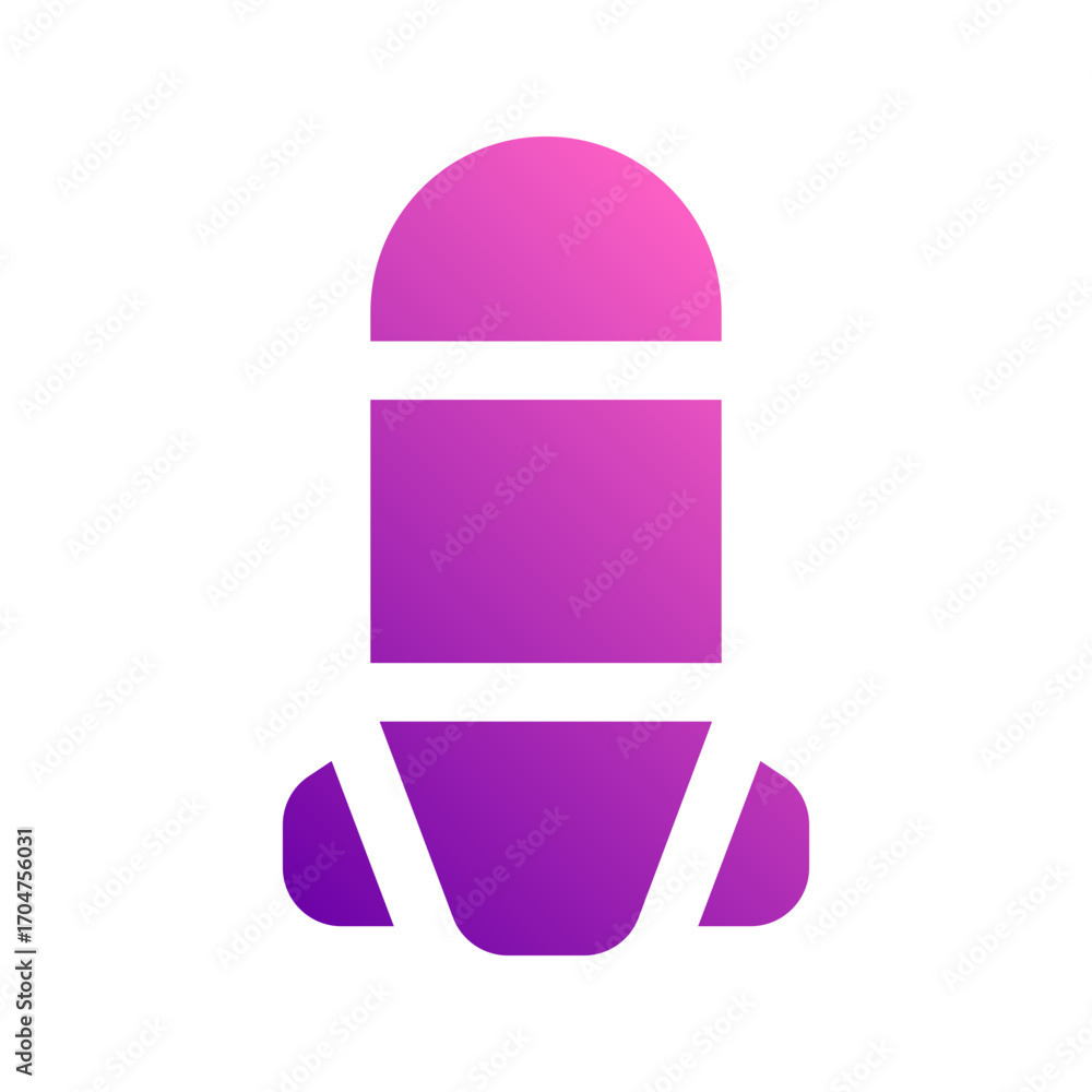 Fototapeta premium torpedo gradient icon