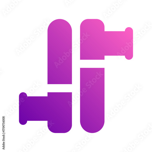 tonfa gradient icon