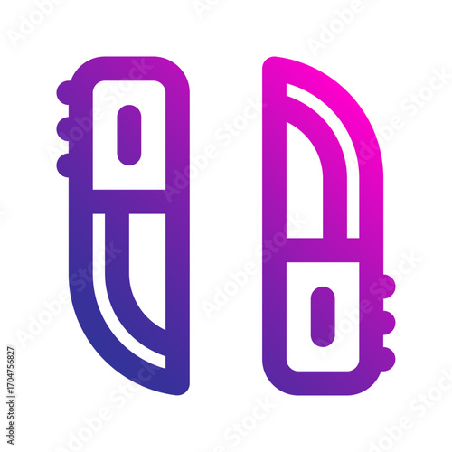 dagger gradient icon