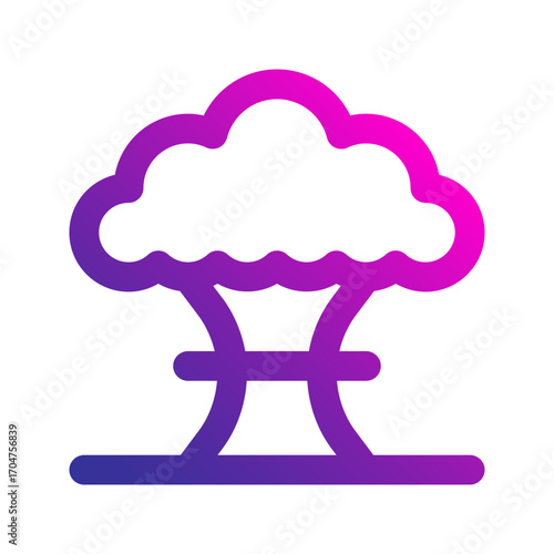 explosion gradient icon
