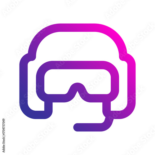 pilot gradient icon