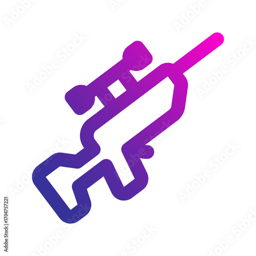 sniper gradient icon
