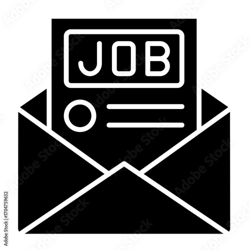 Job Offer  Icon Element For Design	