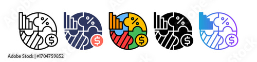 Investment Portfolio line icon