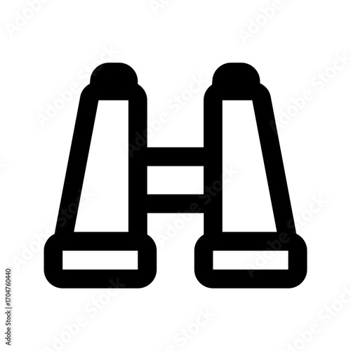 binoculars line icon