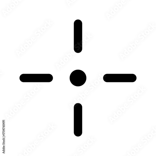 crosshair line icon