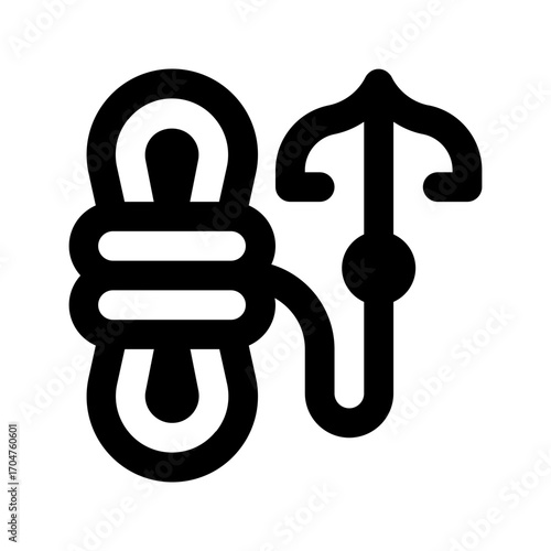 Papier peint grappling hook line icon