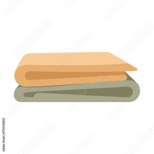 Folded Towels - A Stack of Comfort and Cleanliness.