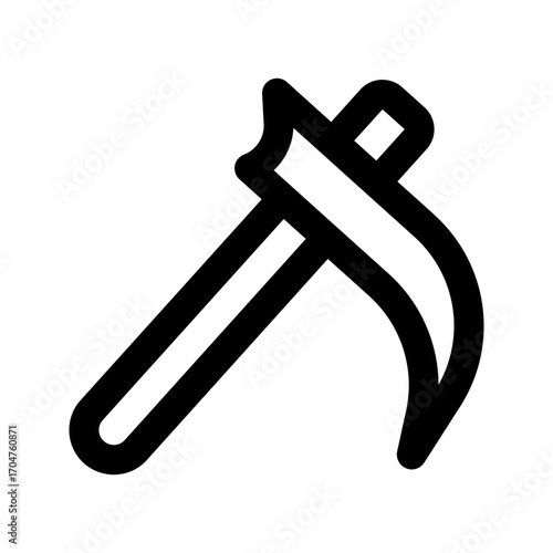 scythe line icon