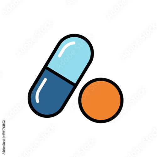 Pills and Capsules - Medication for Health and Wellness.