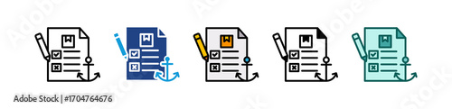 Bill Of Lading multiple icon