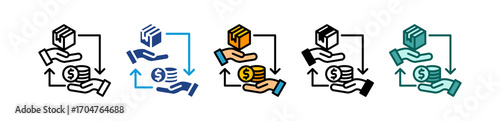 Economic Demand multiple icon
