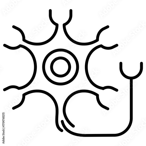 Neuron Outline Icon