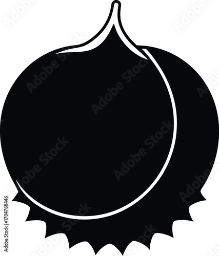 vector illustration of an apple fruit