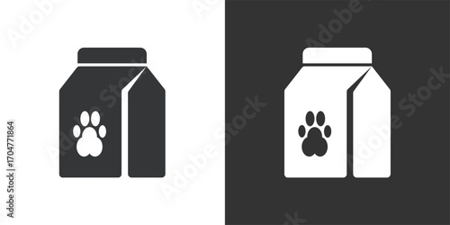 Dry food icon. Solid glyph series icon