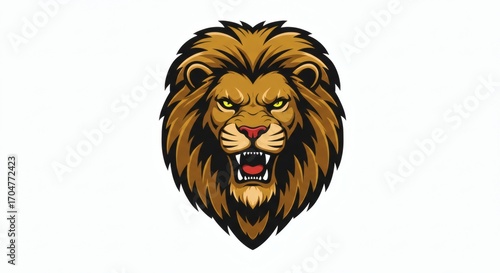  Lion Mascot Logo