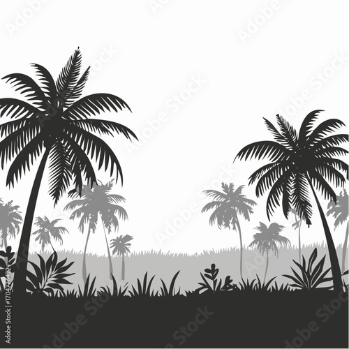 Tableau sur toile Jungle rainforest