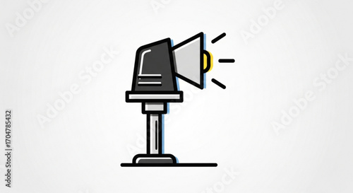 Spotlight icon, representing entertainment, theater, and the focus on performance