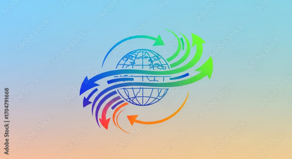 Obraz premium abstract background with sun