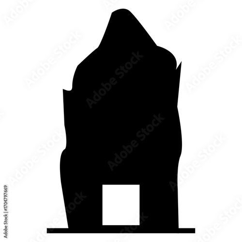 Greek temple building vector