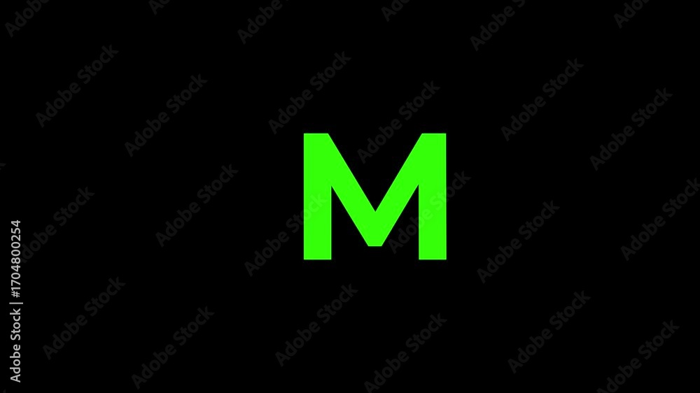 A to Z Alphabet Animation, Digital Letter Counter Video, Educational ...
