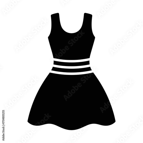 dress glyph icon