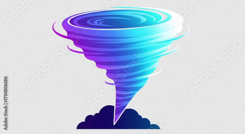 abstract blue background with a glass
