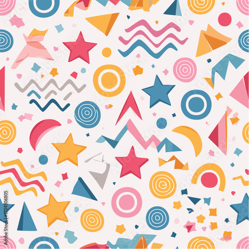 Colorful background of letters and numbers
1
