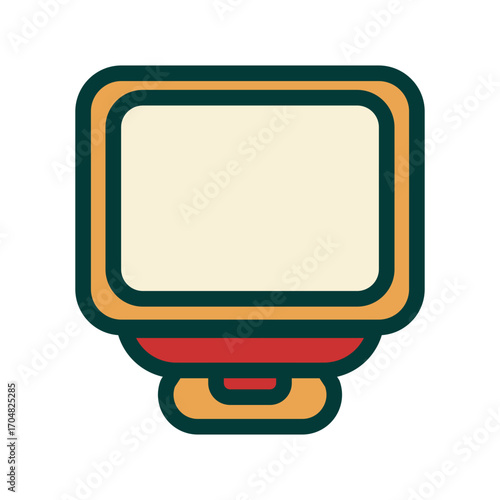 CRT Monitor icon design