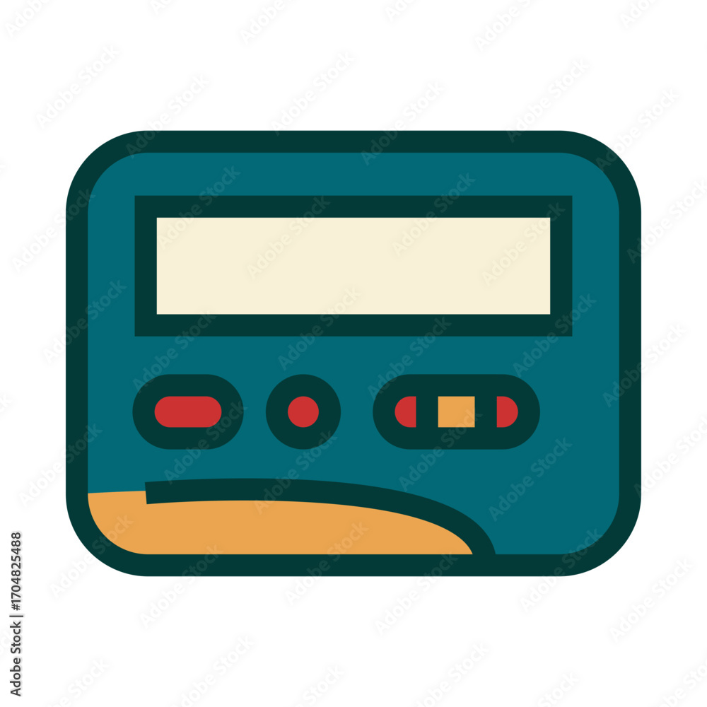 Fototapeta premium Vintage Pager icon design