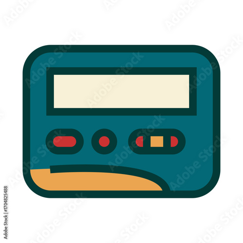 Vintage Pager icon design