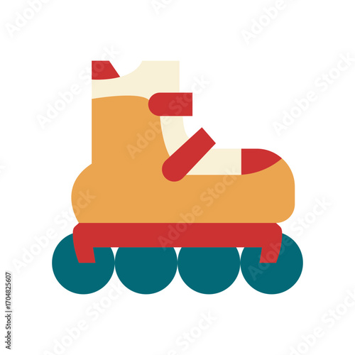 Rollerblades icon design