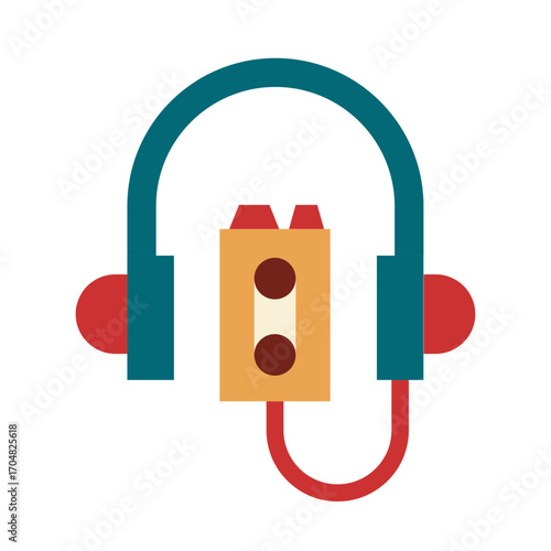 Retro Walkman icon design