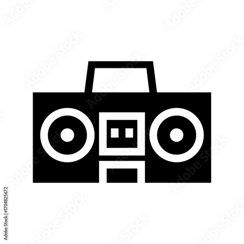 Boombox Radio icon design