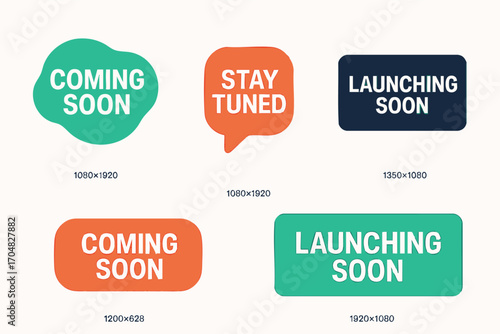 Coming Soon Launching Soon Stay Tuned Announcements.