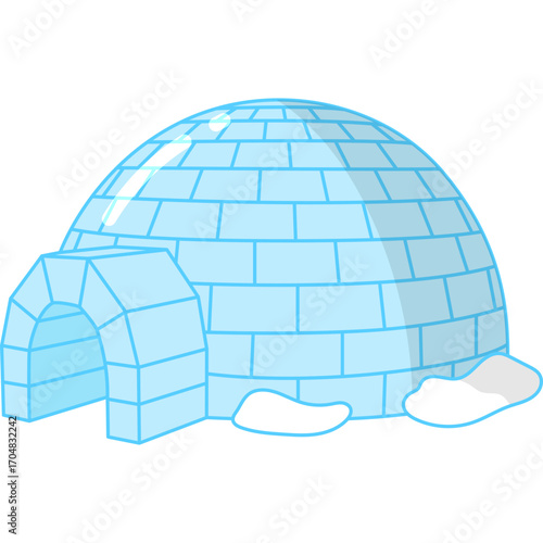 Ice House Illustration