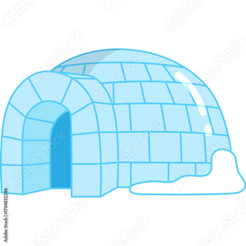 Ice House Illustration