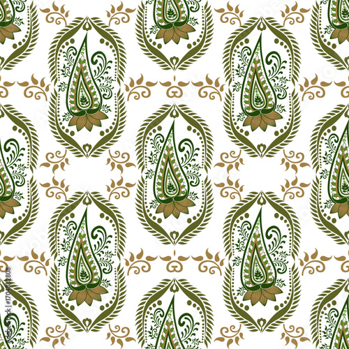 elegant paisley pattern for wallpaper background and textile beautiful paisley originated in persia and paisley is popular in Iran india scotland this paisley design is good for dress shawl scarf rida