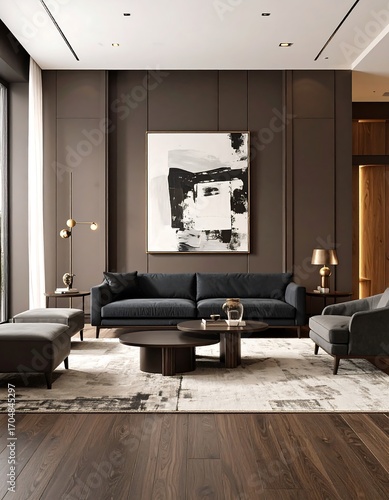 Modern living room interior design (3)