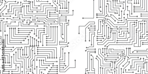 Abstract circuit, digital electronics scheme texture. 