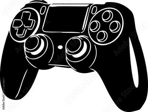Game Controller Vector Art for Digital Designs and Gaming Projects