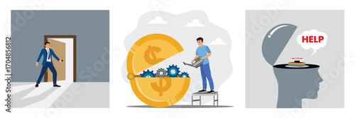 Entrepreneurs find new opportunities, manage finances and economics, mental health support.