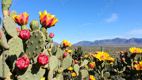 canary prickly pear in gran canaria