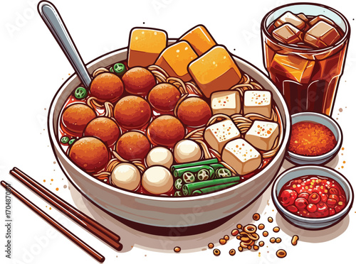 Meatball in bowl
