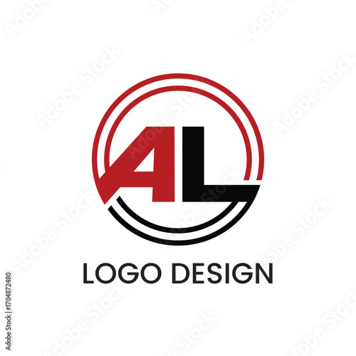 Creative AL Brand Logo Design Template