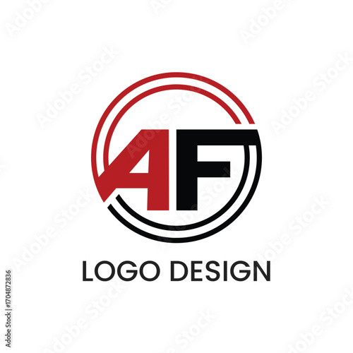 Creative AF Brand Logo Design Template