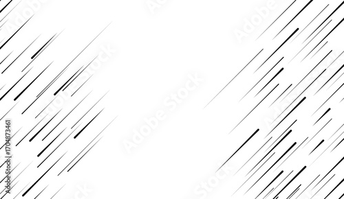 Black and white line speed pattern background stock illustration. Vector template for your ideas. EPS10 