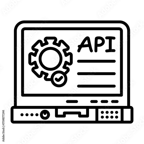 Api Laptop Icon