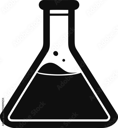 Laboratory Beaker or Conical Flask Icon